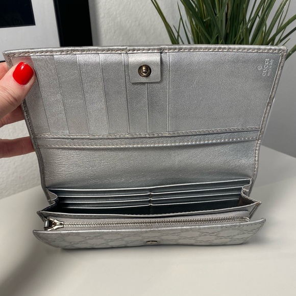 RARE Gucci Guccissima Interlocking GG Embossed Wallet - Picture 6 of 14